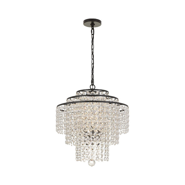 Arielle Chandelier in Dark Bronze.