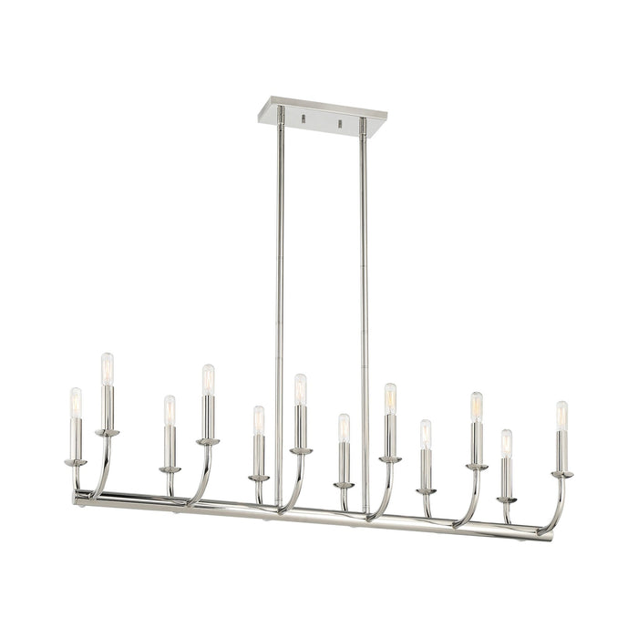 Bailey Linear Chandelier in Detail.