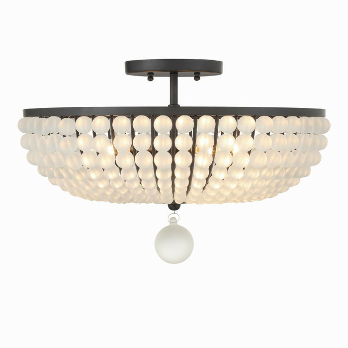 Bella Semi Flush Mount Ceiling Light in Detail.