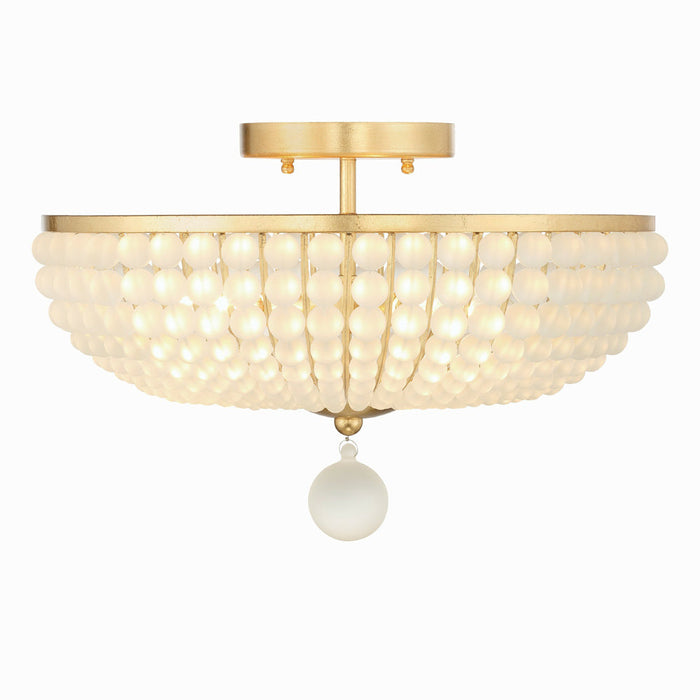 Bella Semi Flush Mount Ceiling Light in Detail.