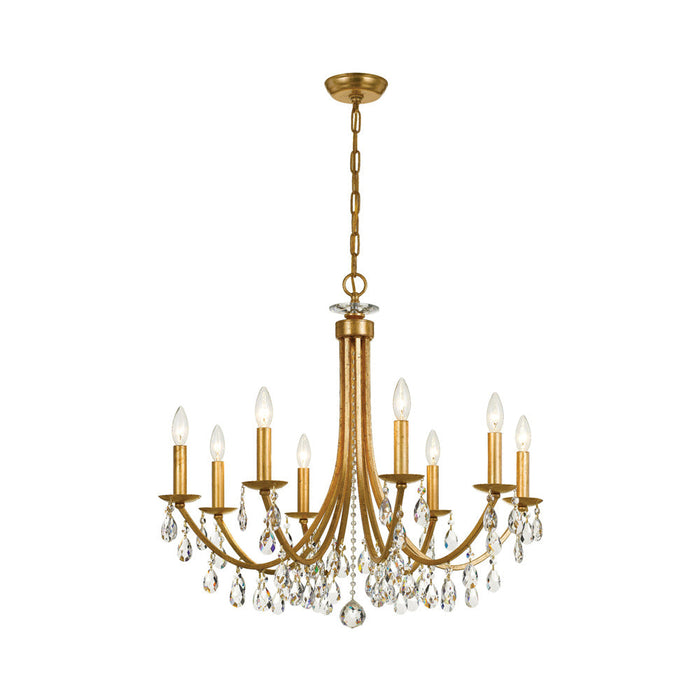 Bridgehampton Chandelier in Antique Gold (8-Light).