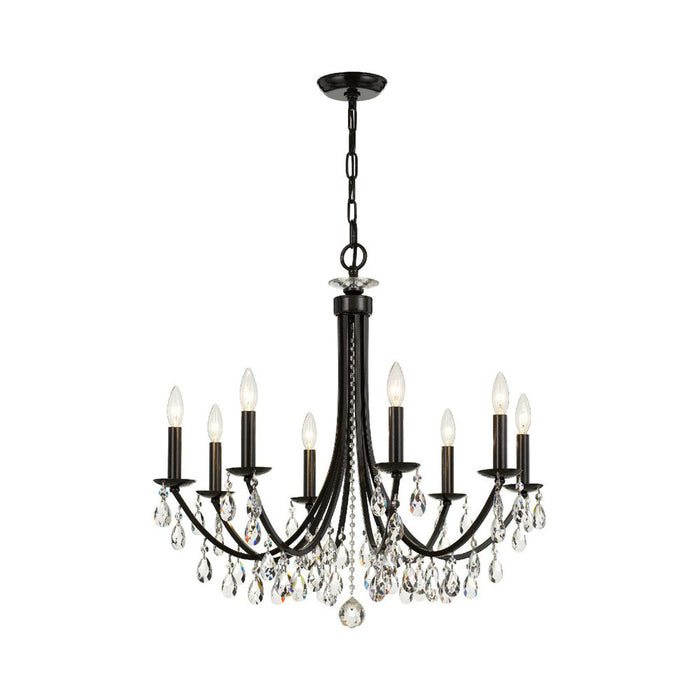 Bridgehampton Chandelier in Vibrant Bronze (8-Light).