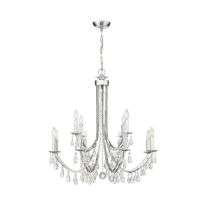 Bridgehampton Chandelier in Polished Chrome (12-Light).