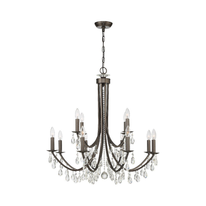 Bridgehampton Chandelier in Vibrant Bronze (12-Light).