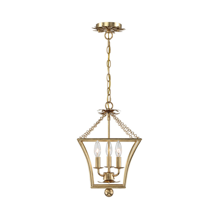 Broche Lantern Chandelier in Detail.