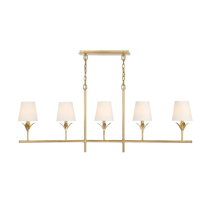 Broche Linear Chandelier.