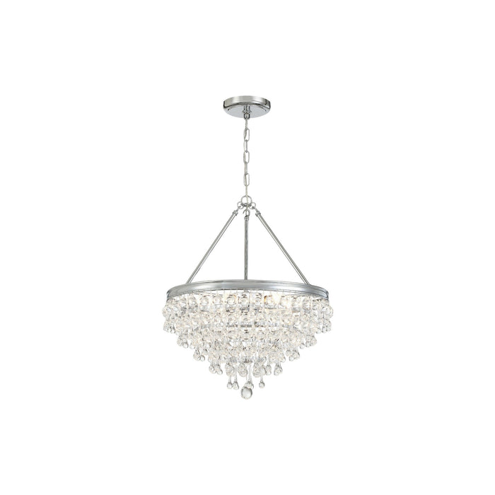 Calypso Chandelier in Polished Chrome (20-Inch).