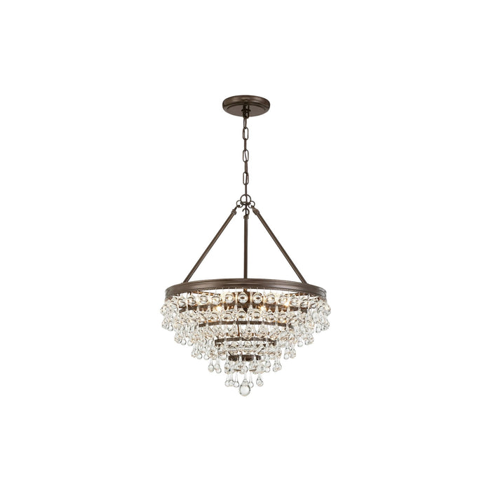 Calypso Chandelier in Vibrant Bronze (20-Inch).