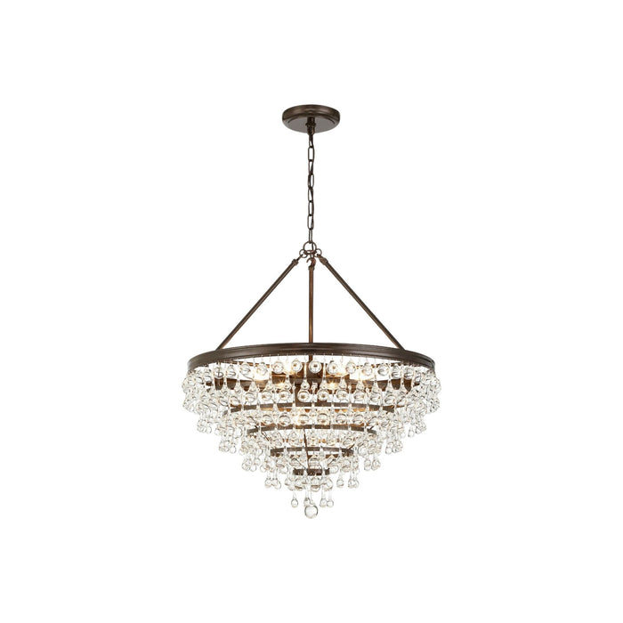 Calypso Chandelier in Vibrant Bronze (25-Inch).