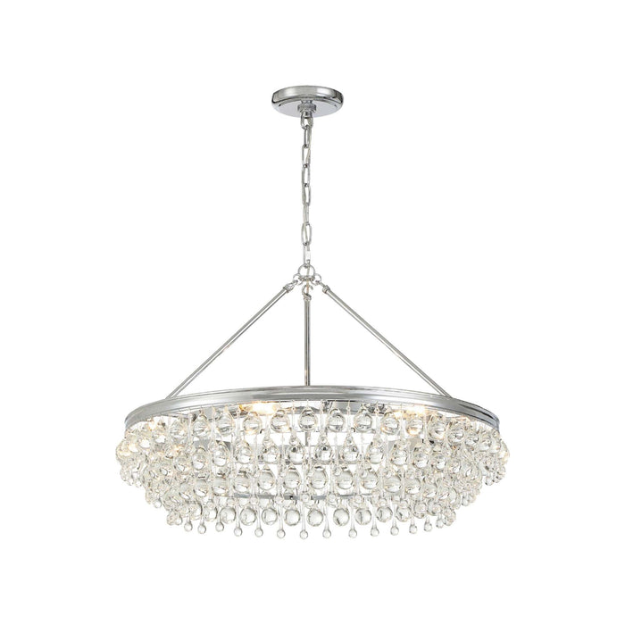 Calypso Chandelier in Polished Chrome (30-Inch).