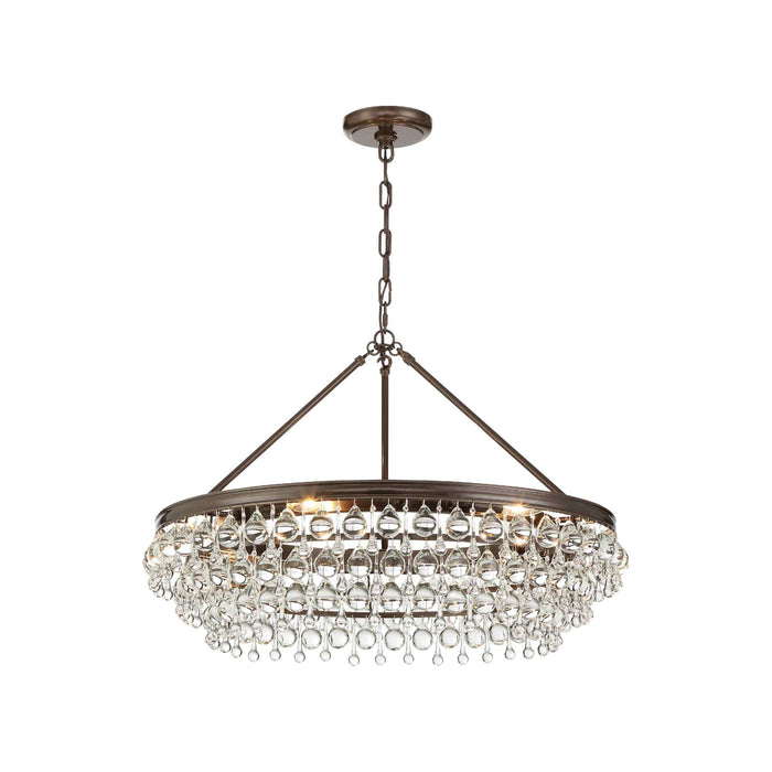 Calypso Chandelier in Vibrant Bronze (30-Inch).