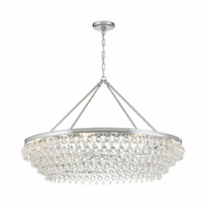 Calypso Chandelier in Polished Chrome (40-Inch).