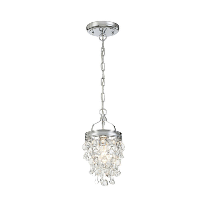 Calypso Mini Chandelier in Polished Chrome (1-Light).