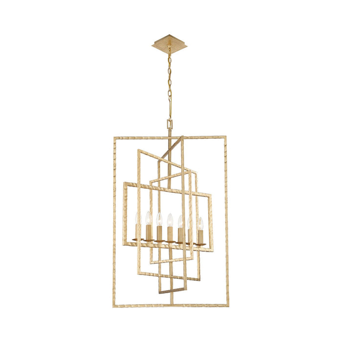 Capri Chandelier in Antique Gold (7-Light).