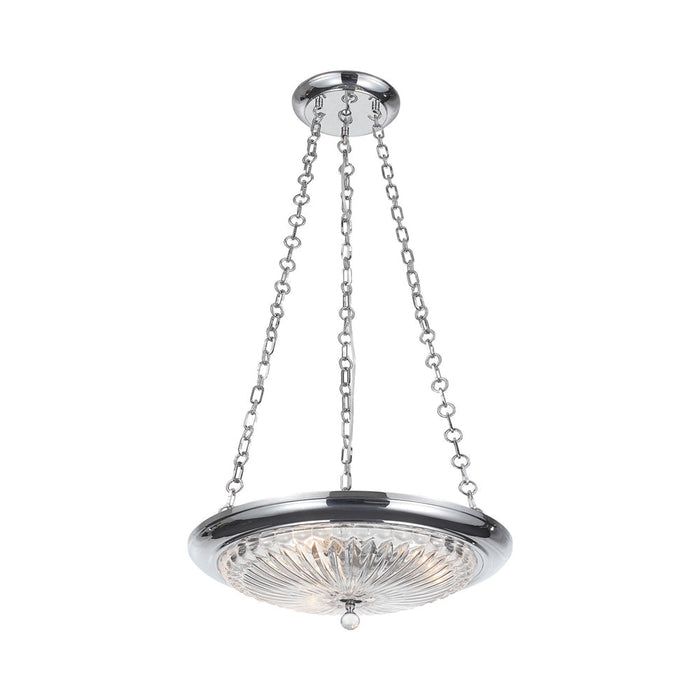 Celina Chandelier in Polished Chrome.