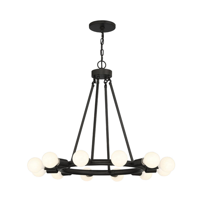 Dakota Chandelier in Black (12-Light).