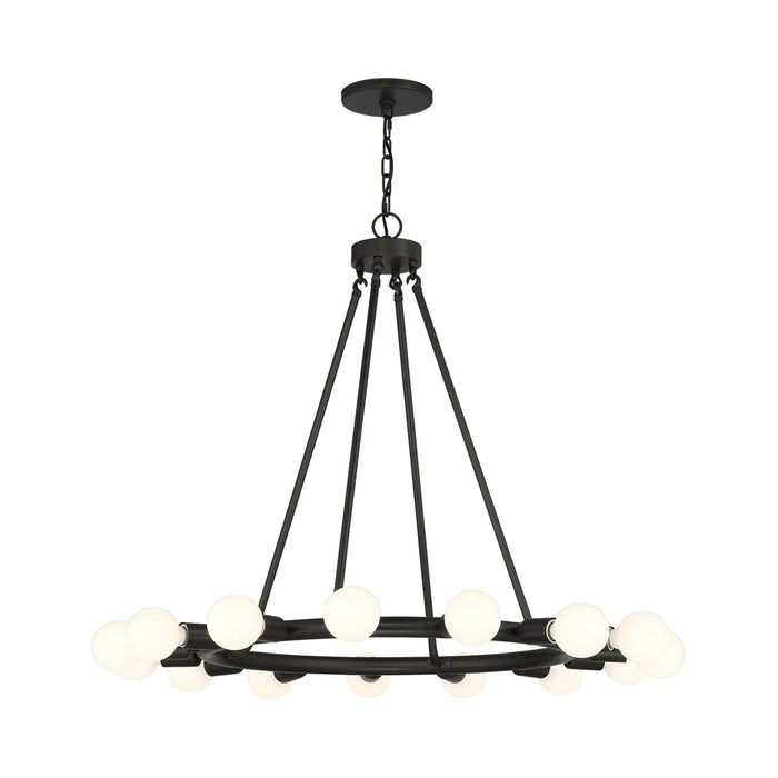 Dakota Chandelier in Black (15-Light).