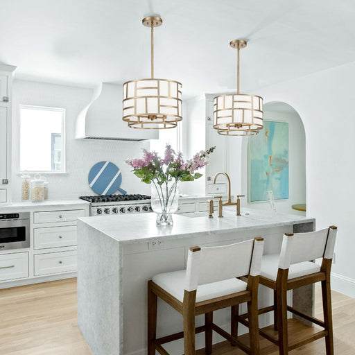 Danielson Chandelier in kitchen.