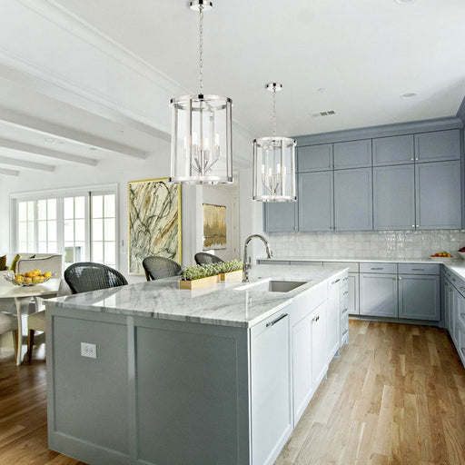 Devon Mini Chandelier in kitchen.