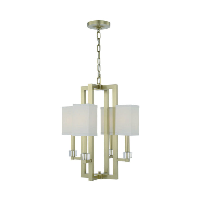 Dixon Chandelier in Aged Brass (4-Light).