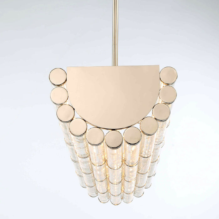 Elliot Linear Chandelier in Detail.