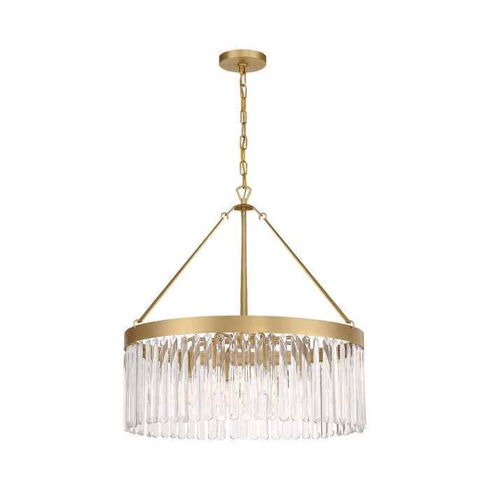 Emory Chandelier in Modern Gold (8-Light).