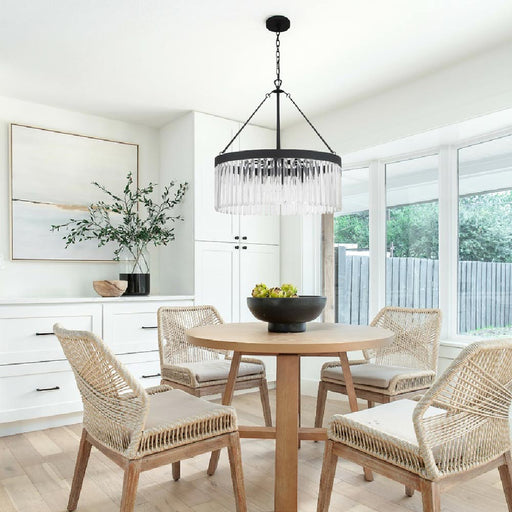 Emory Chandelier in living room.