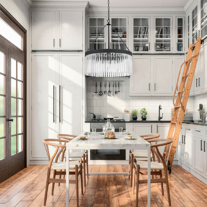 Emory Chandelier in kitchen.