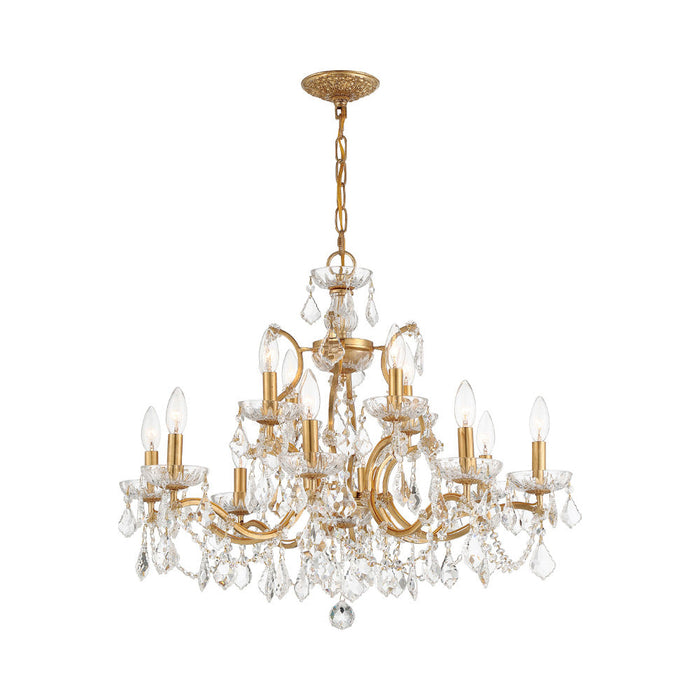 Filmore Chandelier in Hand Cut Crystal (12-Light).