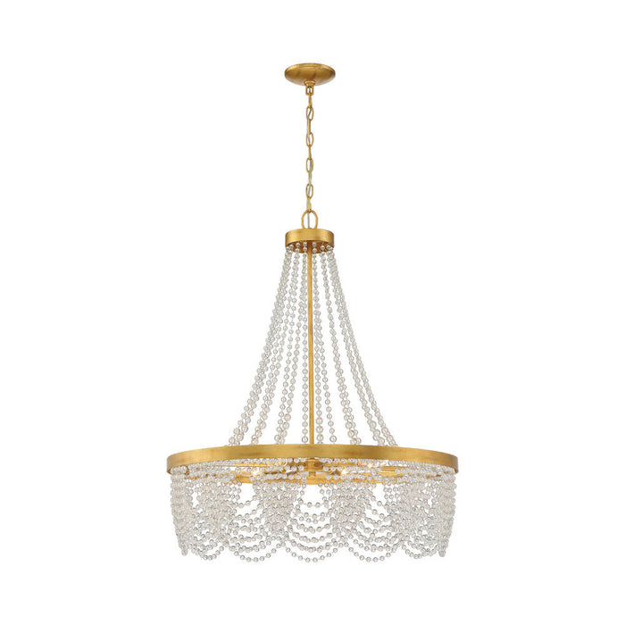 Fiona Chandelier in Clear Glass Beads.