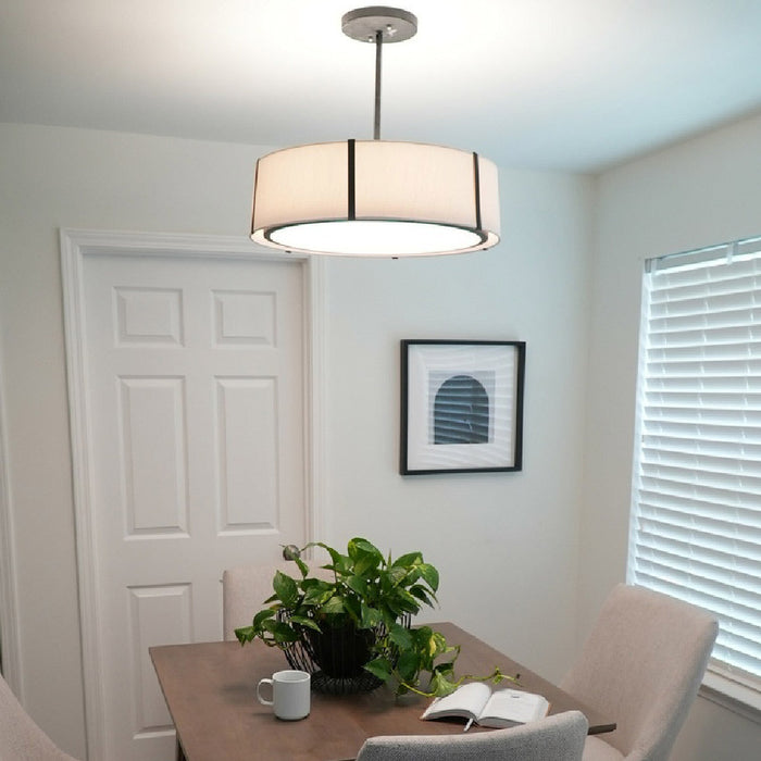 Fulton Chandelier in living room.