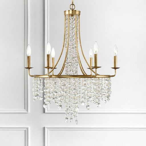 Gabrielle Multi Light Chandelier in Detail.