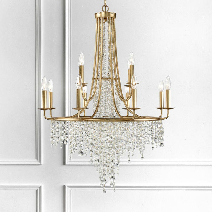 Gabrielle Multi Light Chandelier in Detail.