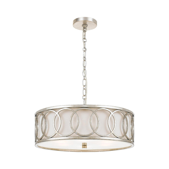 Graham Chandelier in Antique Silver.