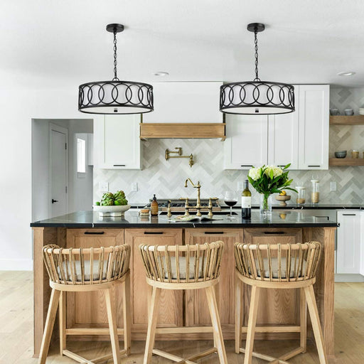 Graham Chandelier in kitchen.