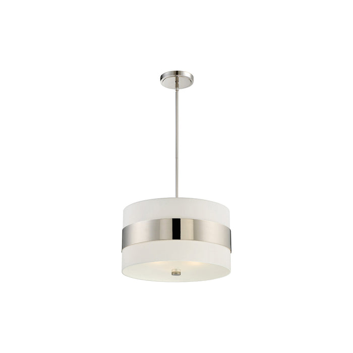 Grayson Chandelier in Polished Nickel (Small).