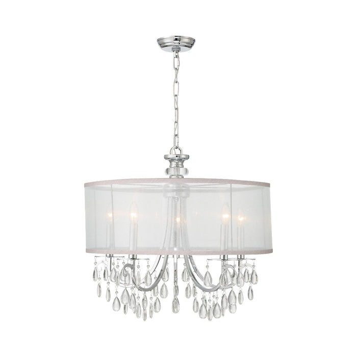 Hampton Chandelier in Polished Chrome (5-Light).