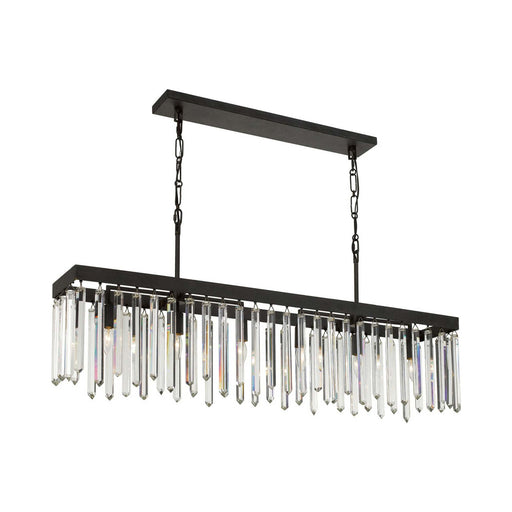 Hollis Linear Chandelier in Detail.