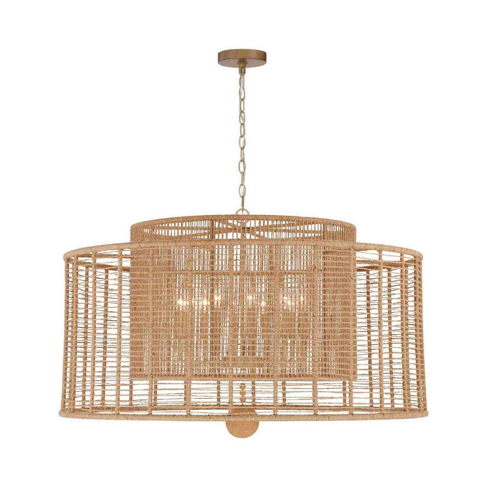 Jayna Chandelier in Burnished Silver (12-Light).