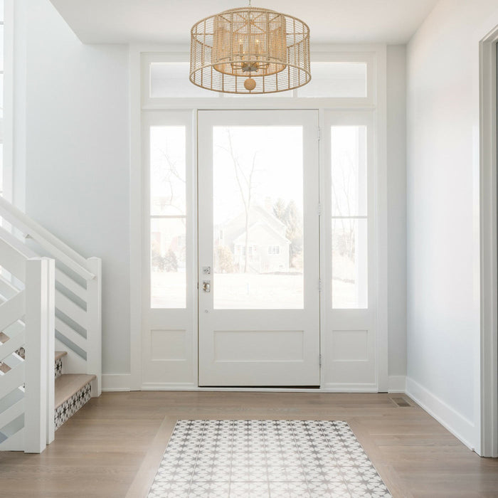 Jayna Chandelier in living room.