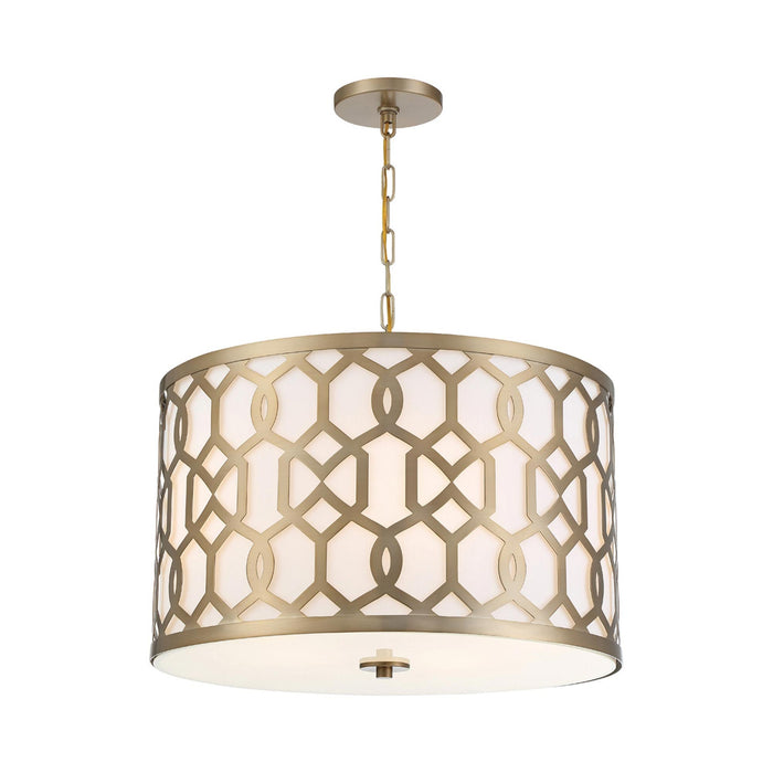 Jennings Chandelier in Aged Brass (5-Light).