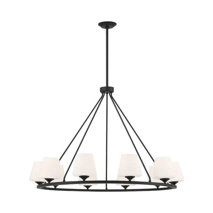 Keenan Chandelier in Matte Black (10-Light).