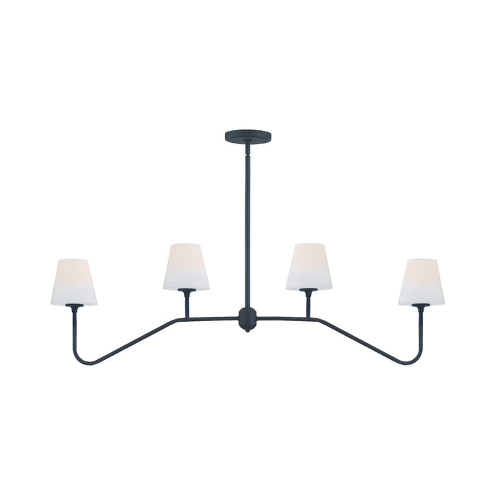 Keenan Linear Chandelier in Black Forged.