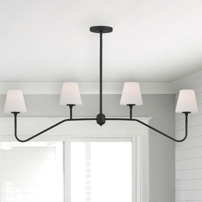 Keenan Linear Chandelier in Detail.