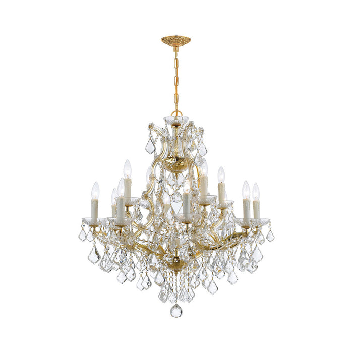 Maria Theresa Chandelier in Gold (13-Light).