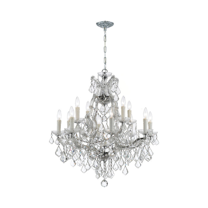 Maria Theresa Chandelier in Polished Chrome (13-Light).