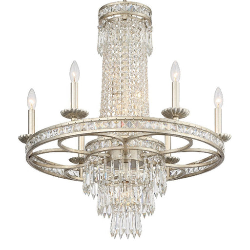 Mercer Crystal Chandelier in Detail.