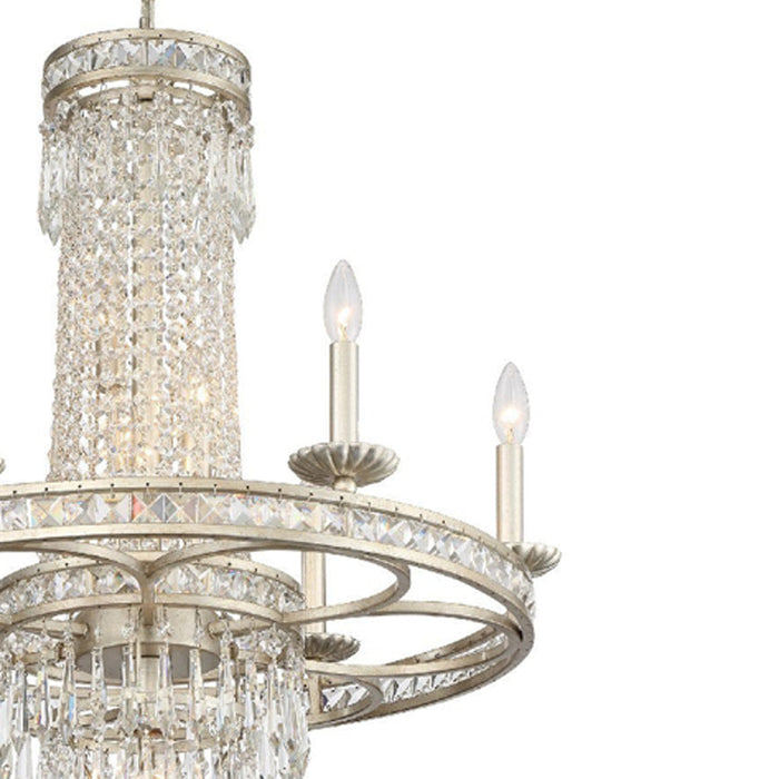 Mercer Crystal Chandelier in Detail.