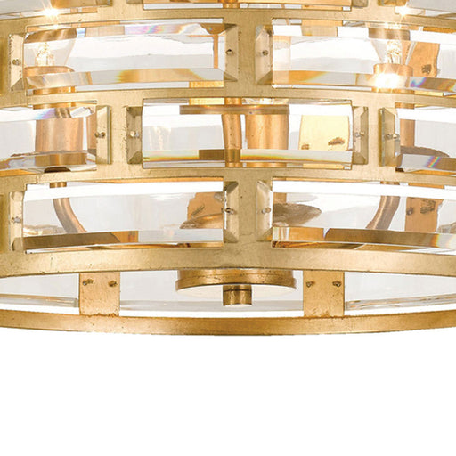 Meridian Flush Mount Ceiling Light in Detail.