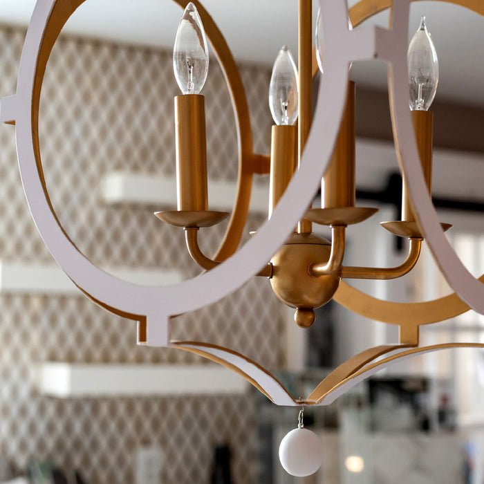 Odelle Chandelier in Detail.